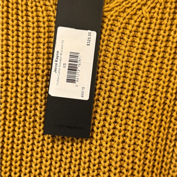 Jenni Kayne Cabin Sweater in Mustard V-Neck - Picture 2 of 13